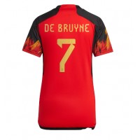 Belgien Kevin De Bruyne #7 Replika Hemmatröja Dam VM 2022 Kortärmad